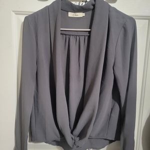 Gray Blouse